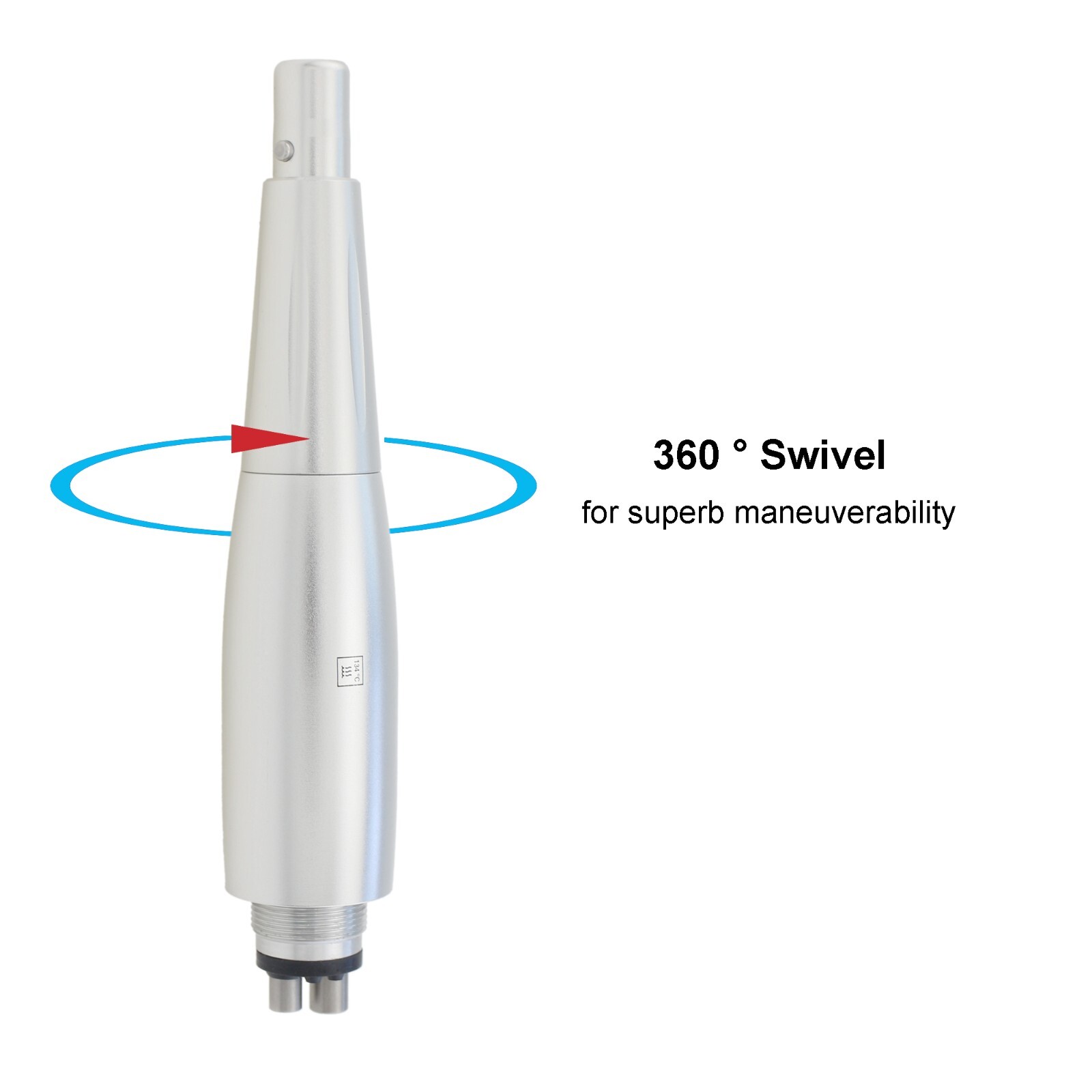 Dental Hygienist Prophy Handpiece Integrity Air Motor 4 Holes 3 Nose Cones Kit