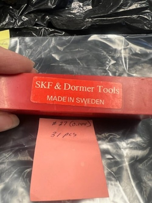 Lot of 88 HSS Screw Machine Sizes as listed