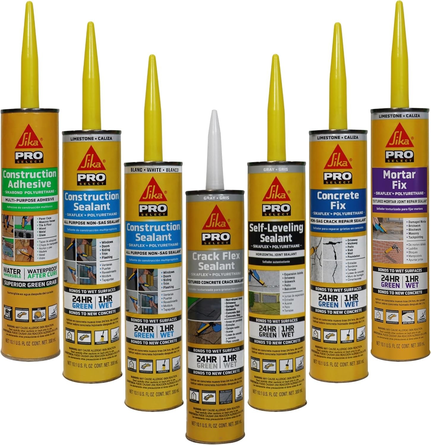 flex Self-Leveling Sealant – Gray Polyurethane, Waterproof, 10.1 fl oz Cartridge