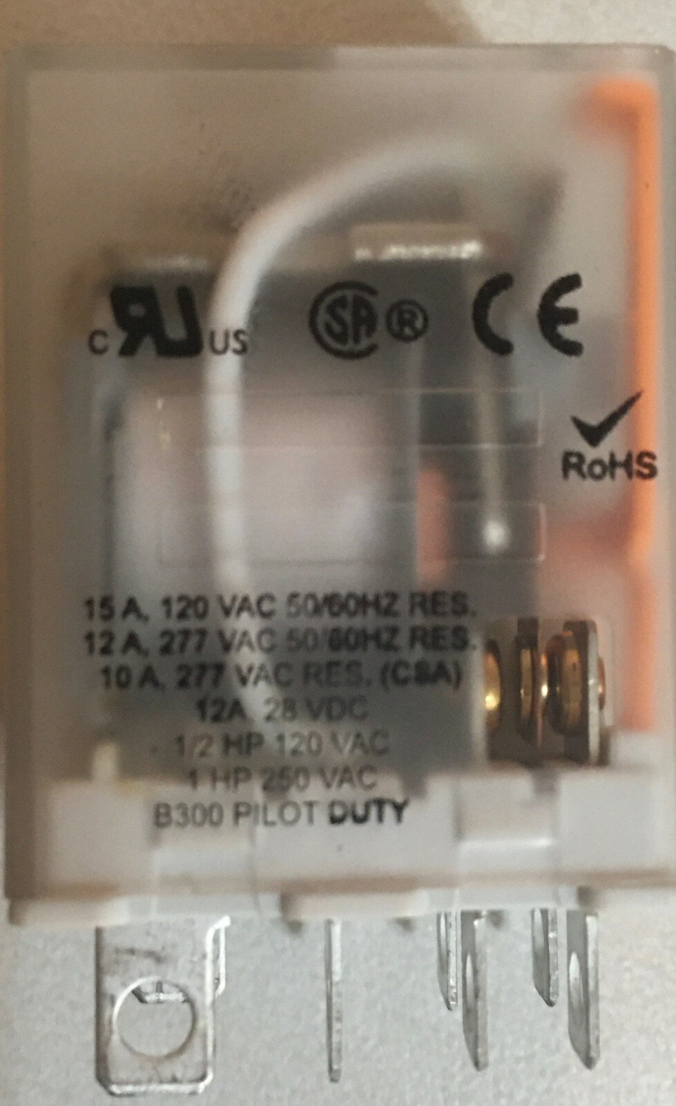 ICE CUBE RELAY-MAGNECRAFT 782XBXC-24A 2 Pole Relay, 24V AC
