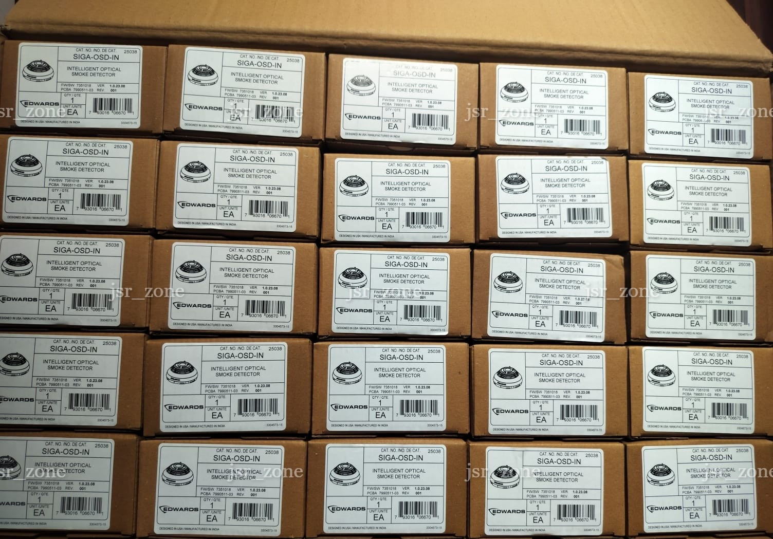 Edwards/EST SIGA OSD IN Intelligent Smoke Detector Head NEW USA Stock NIB OEM