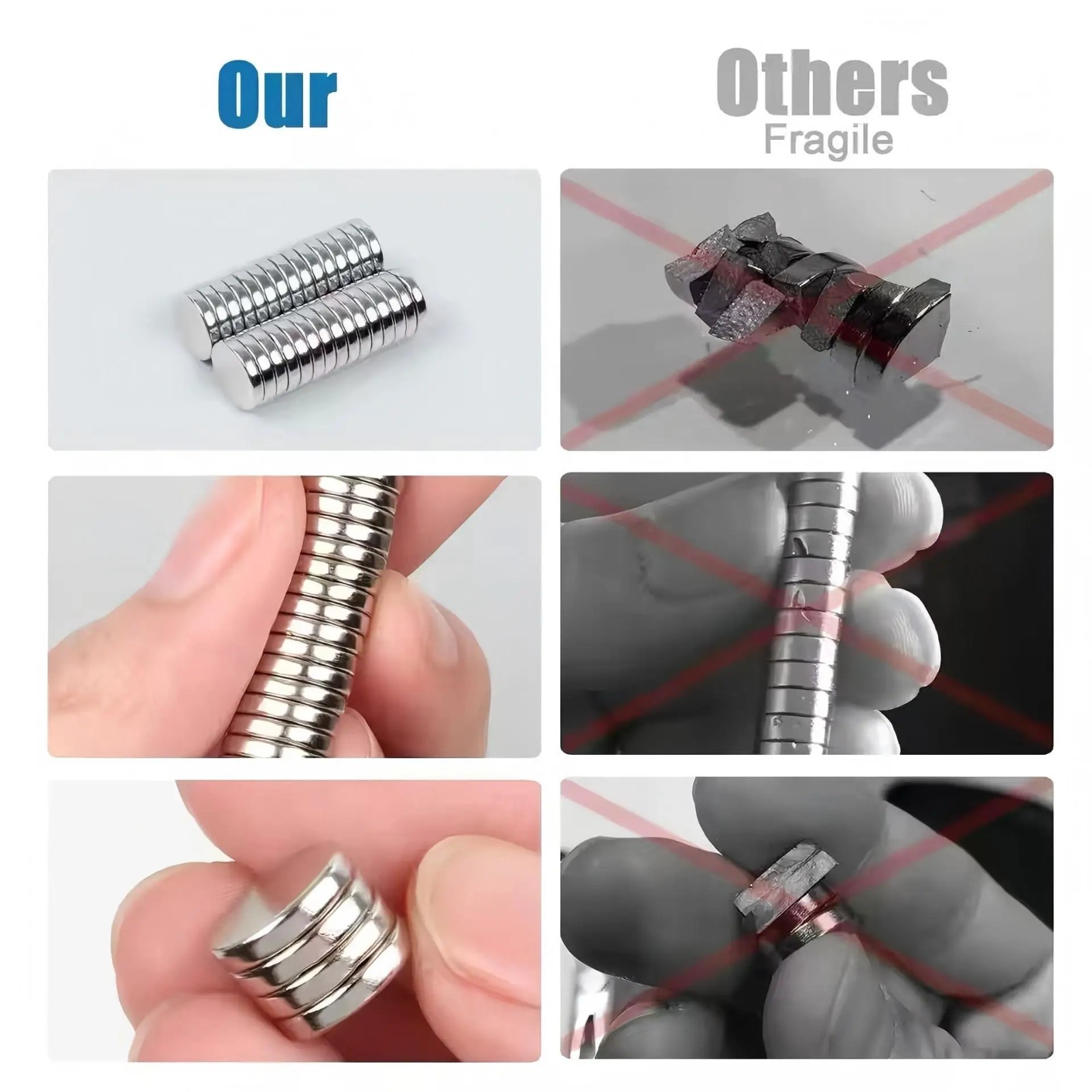 50x Strong Neodymium Round Magnets Fridge DIY Office Craft Small Disc Magnets
