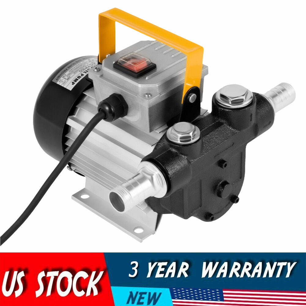 110V Motor Oil Fuel Fluid Extractor Electric Transfer Pump Self Priming