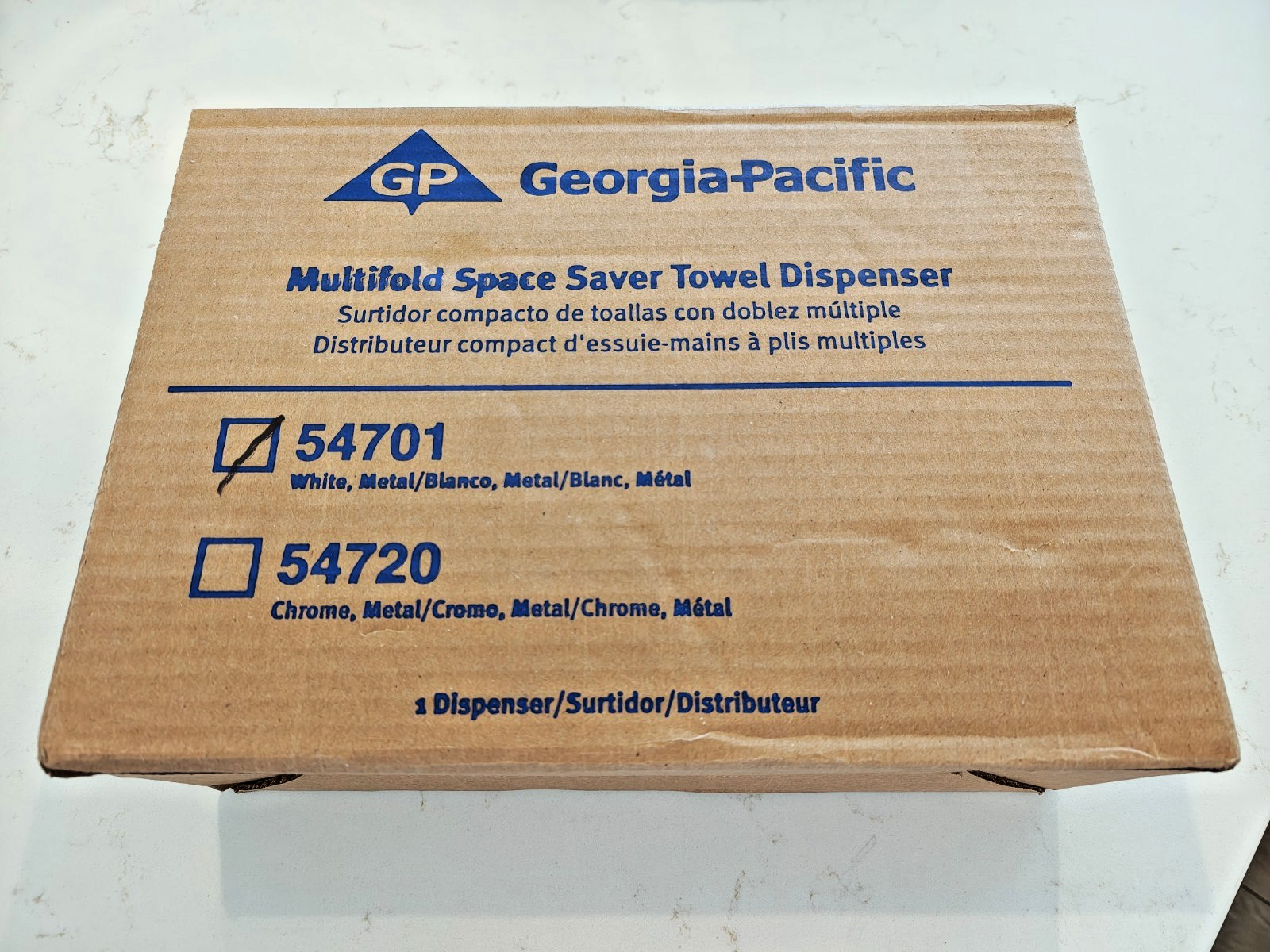 New Georgia-Pacific Multifold Towel Dispenser in White 54701 (New)