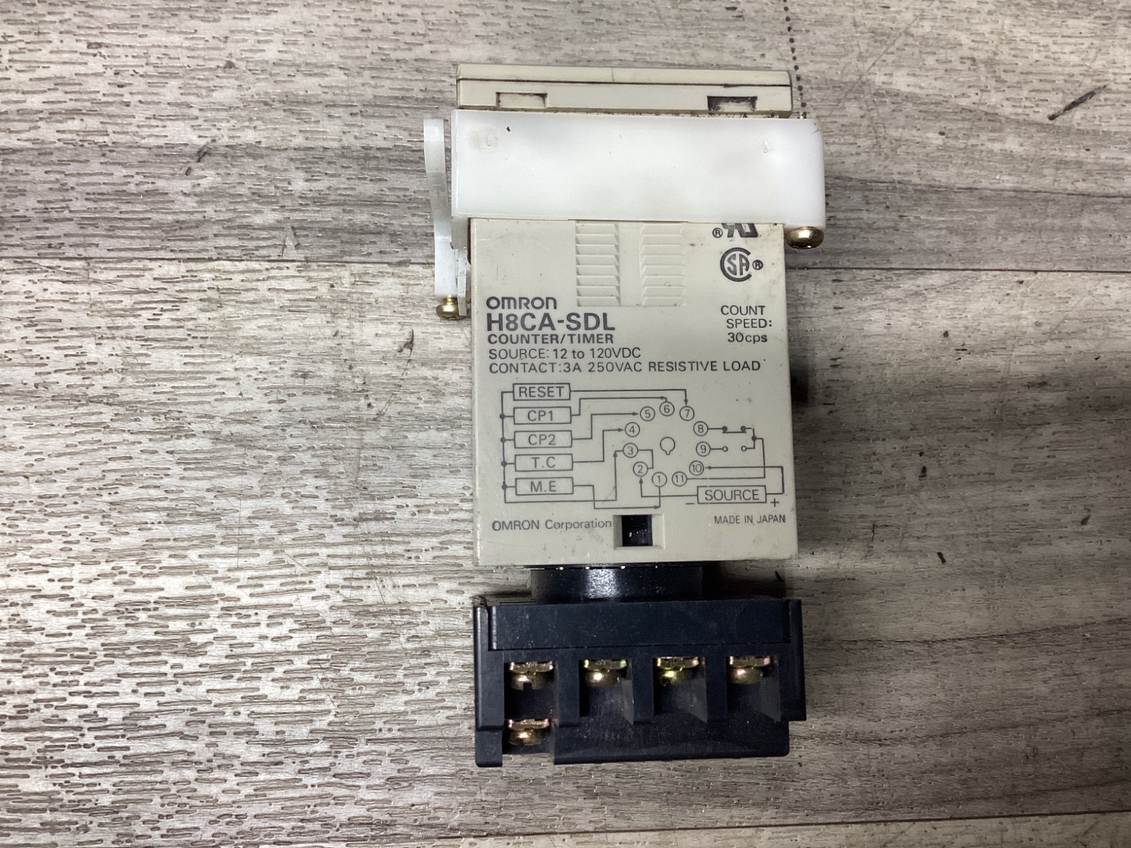 Omron H8CA COUNTER TIMER Time Relay H8CA-SDL #109N157
