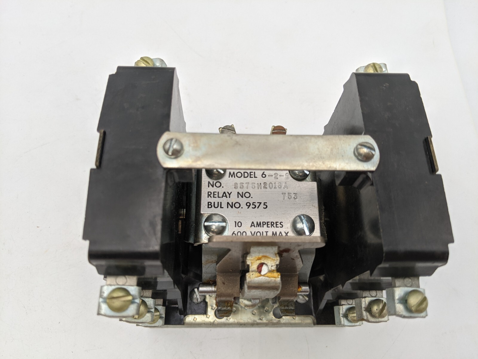 Cutler-Hammer 9575H2018 Relay 6 Normally Open 600V 10A Coil 208/220V 60 Cycles
