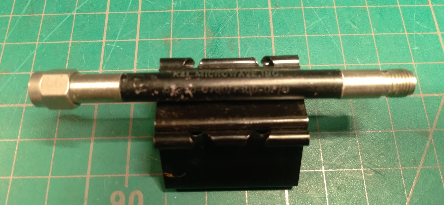 K&L Microwave Band Pass Filter, Fc:3.74 GHz, BW3:349 MHz, 5B250-3750/350-0P/0.