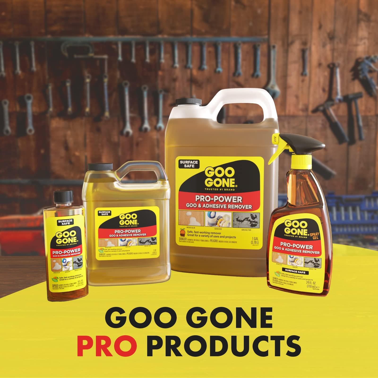 Goo Gone Pro-Power – Professional Strength 32 Fl Oz (Pack of 1), Yellow