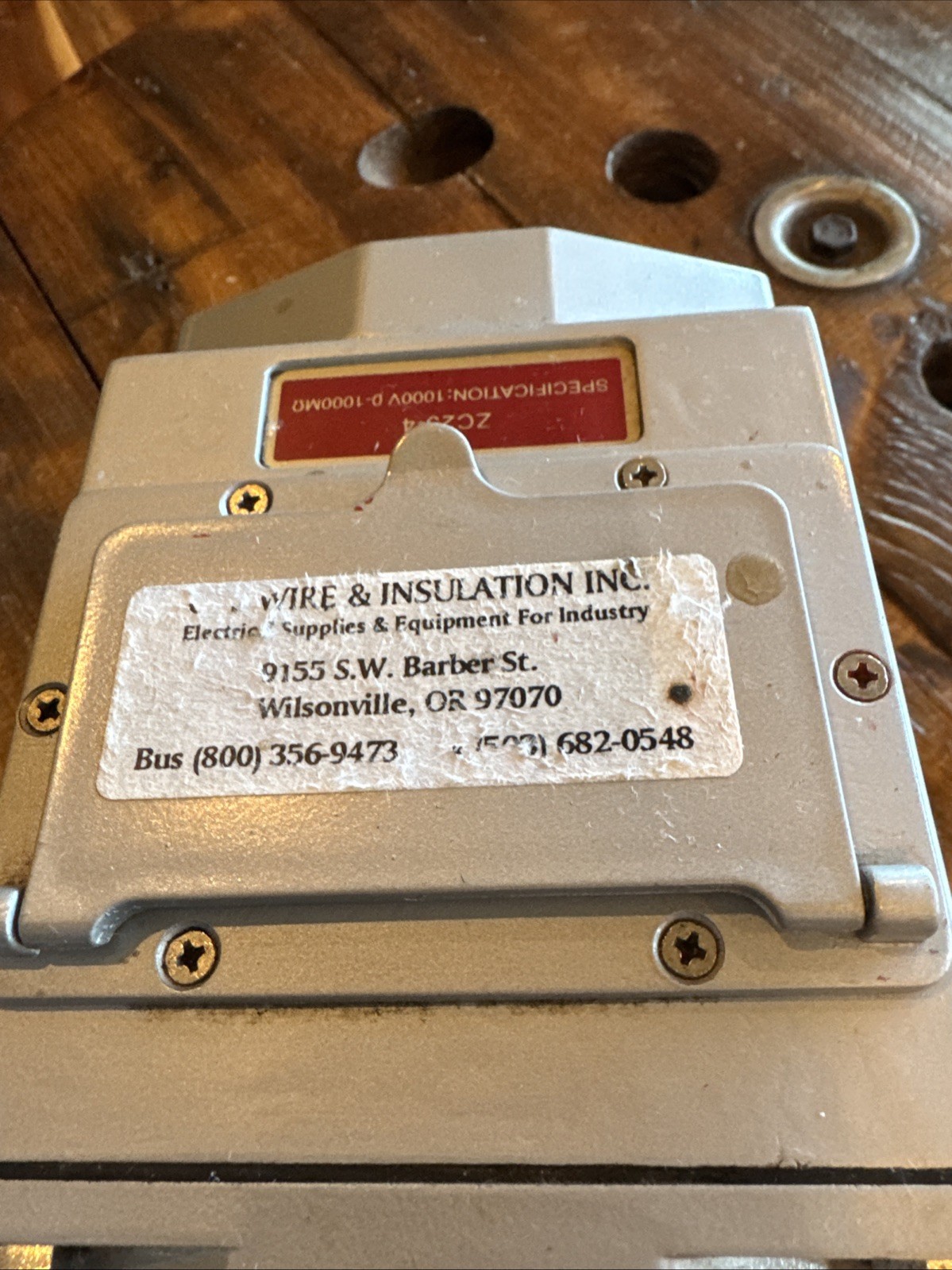 UEI INSULATION RESISTANCE TESTER CHiNT ZC25-4 1000V 0-1000MΩ Great Condition