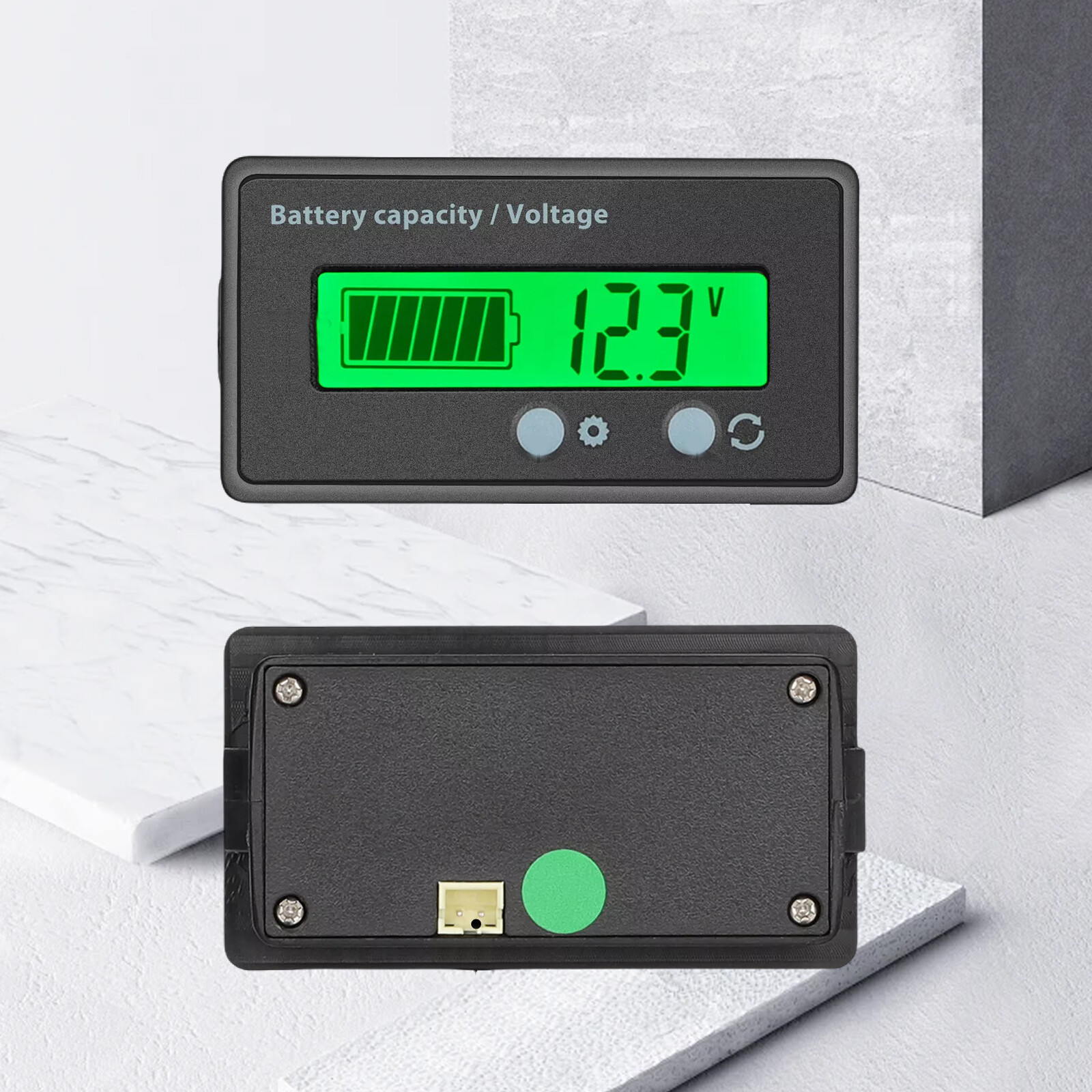 12V/24V/36/48V Battery Status Charge LCD Digital Indicator Monitor Meter Gauge