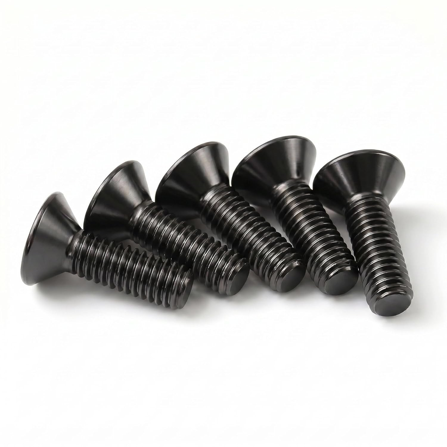 M4 X 6Mm (50 Pack) Flat Head Hex Socket Cap Screws Bolts Countersunk Bolts, Hex