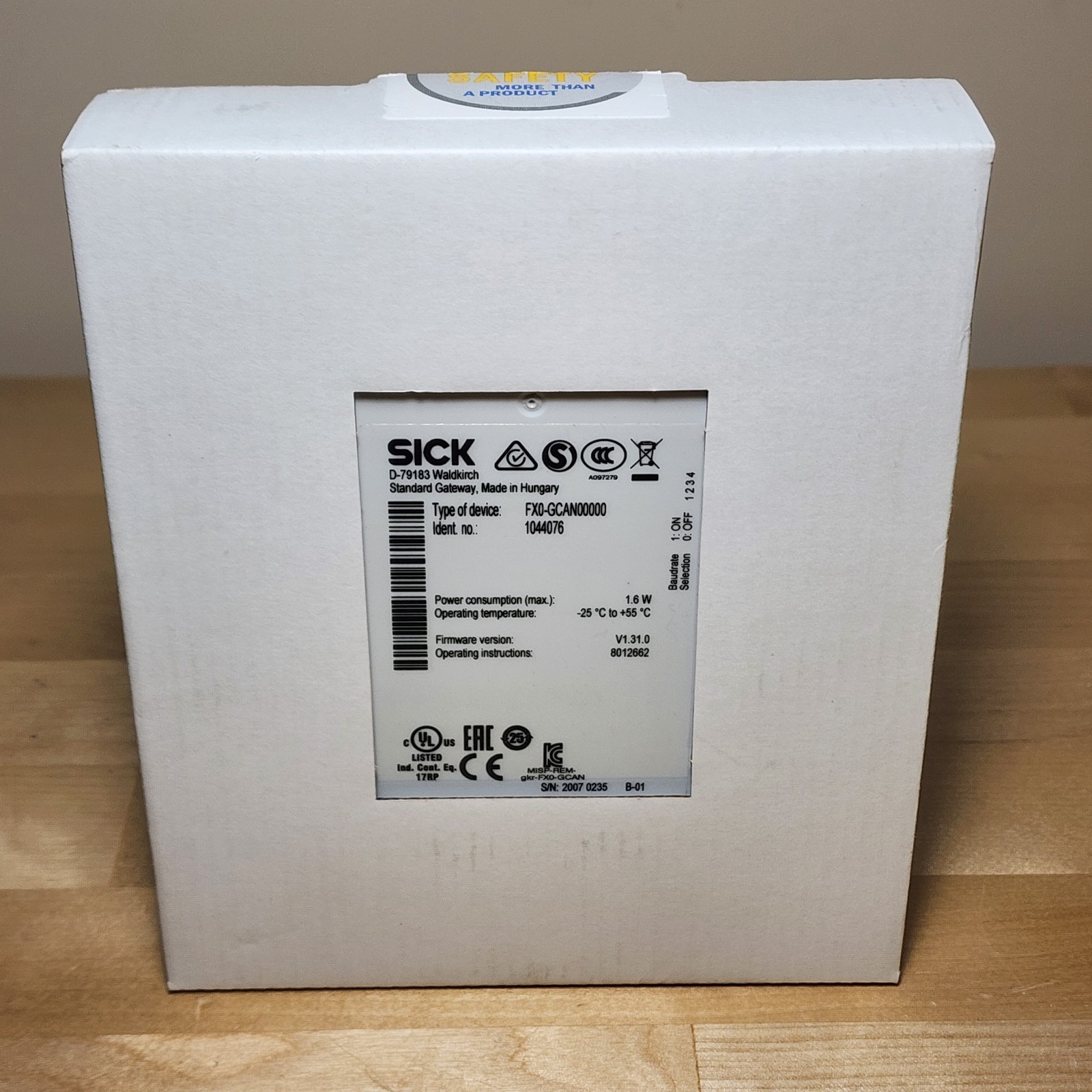Sick 1044076 FX0-GCAN00000 CANopen Gateway Safety Controller