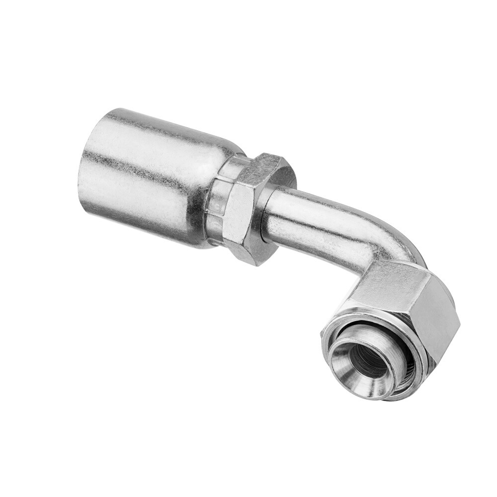 NEW 10x 13943 6-6 PK STYLE HYDRAULIC HOSE FITTINGS 3/8″ Hose 3/8″ FJIC 90 Degree
