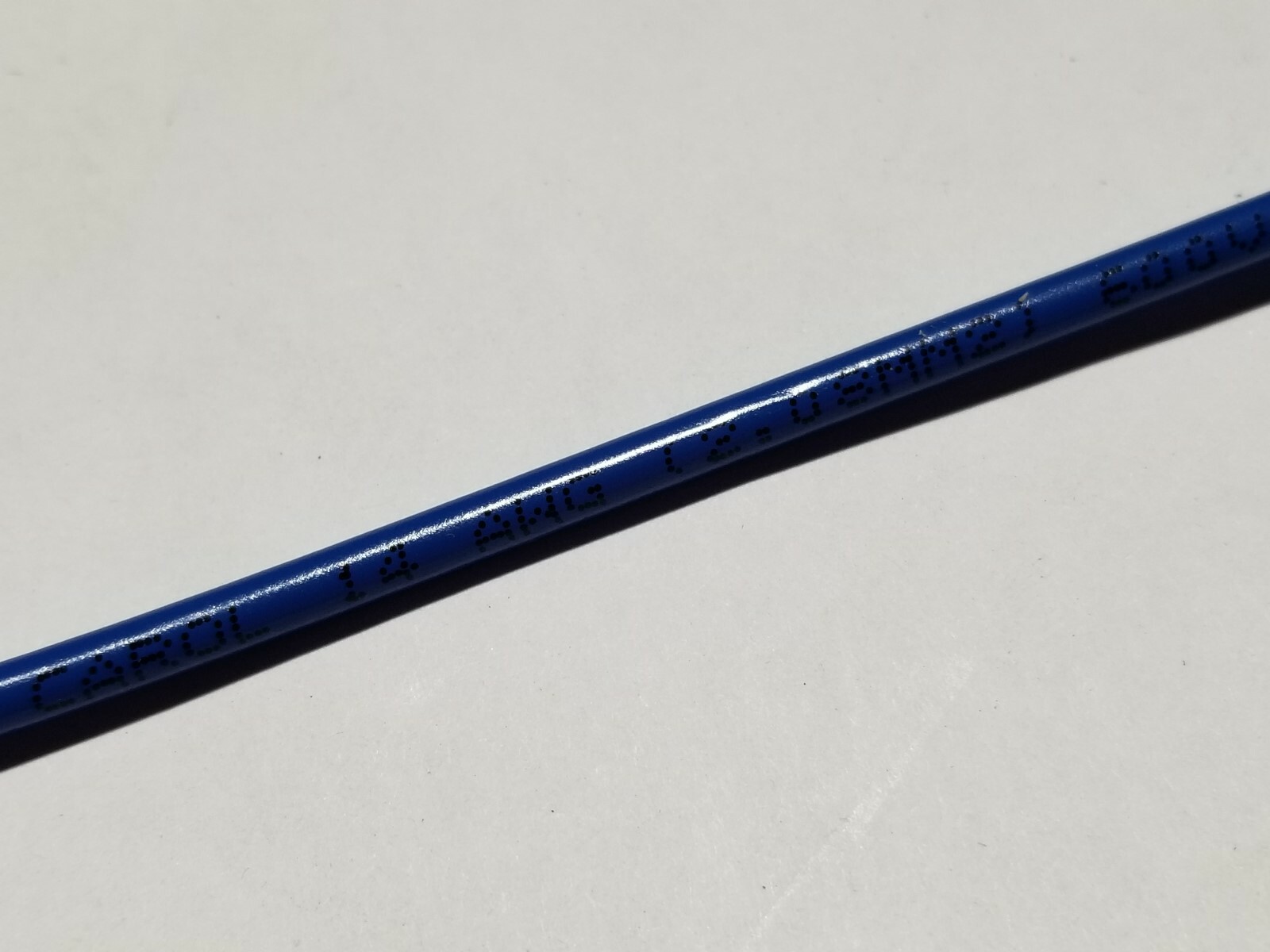 Carol 76812 #14awg Stranded Bare Copper PVC Hook Up Wire AWM MTW Blue /50ft