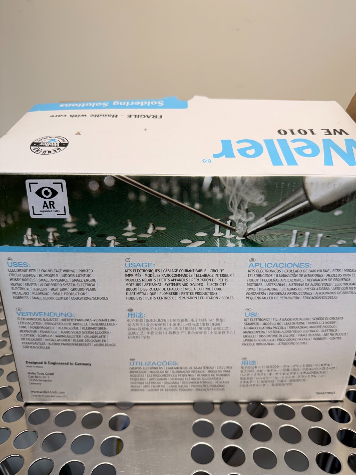 Weller WE1010EDU 70W Digital Soldering Station Education Kit 120V – Open Box