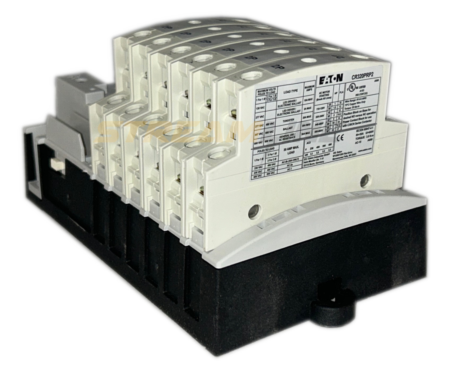 Eaton C30CNE120A0 Electrically Held Lighting Contactor, 30Amp, 120V Coil, 2-Pole