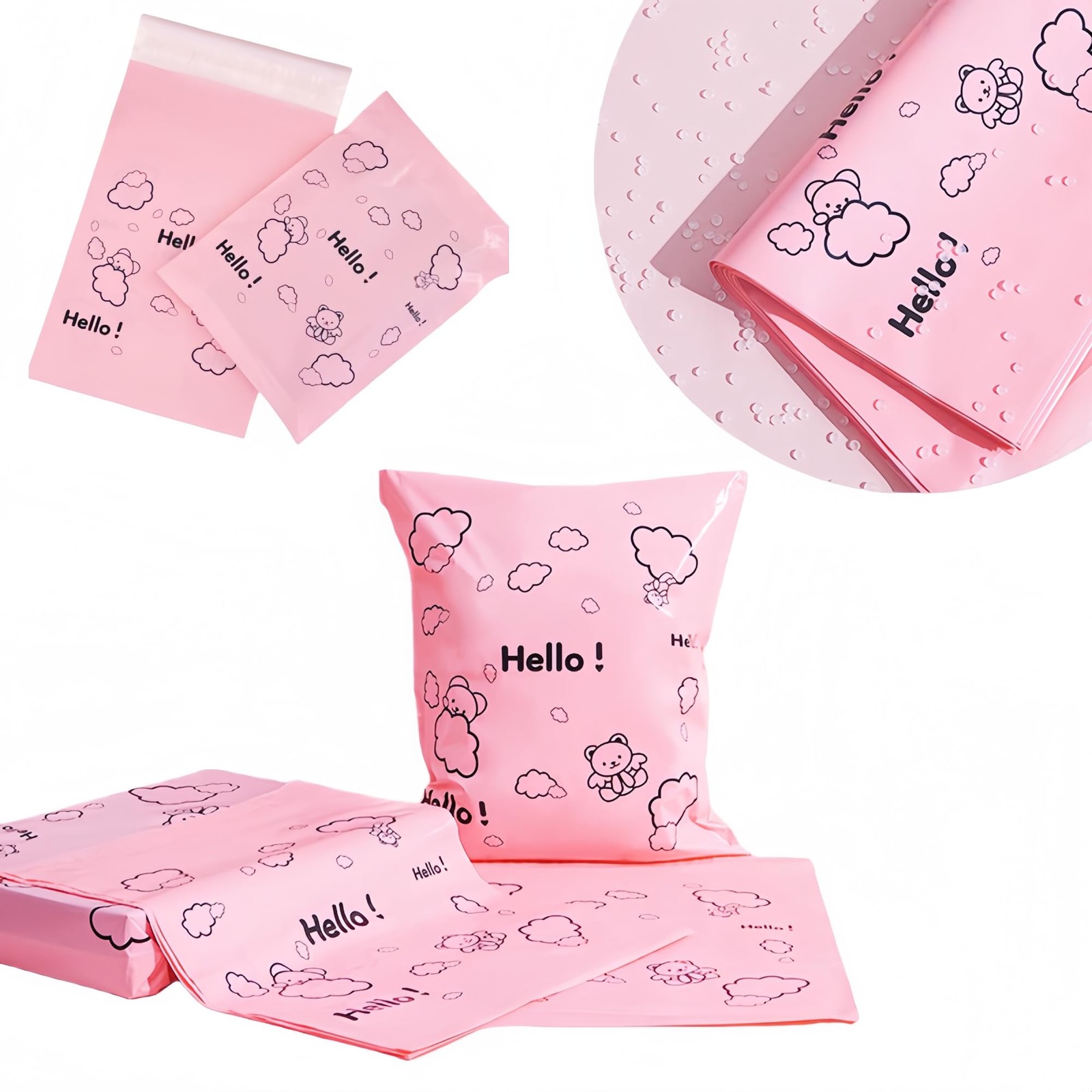 50 Pcs Small Poly Mailers Self Adhesive Shipping Envelope Mailer for Small Bu…