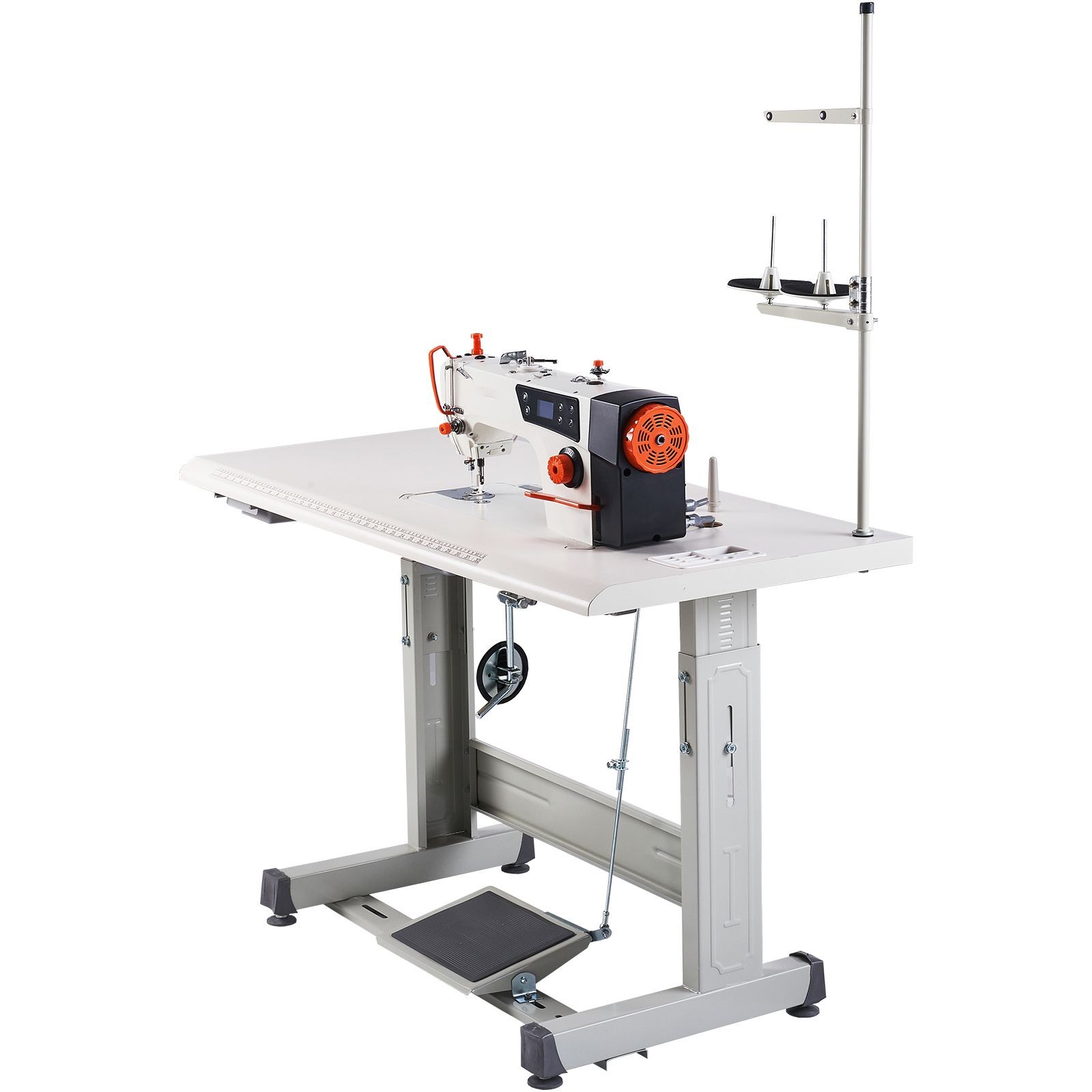 Industrial Sewing Machine, Upgraded 550W Servo Motor with Table Stand