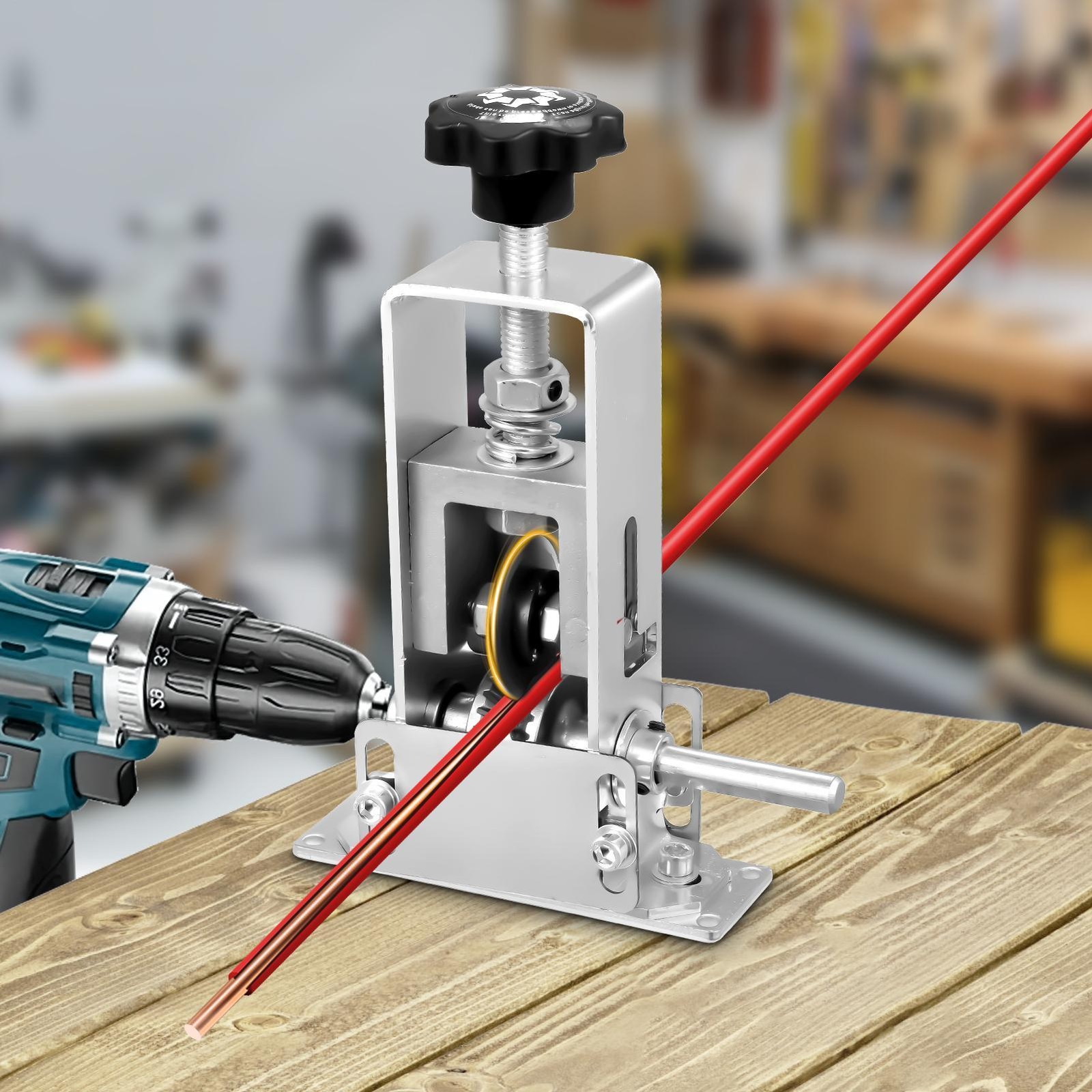 Manual Wire Stripping Machine Drill Powered Hand Crank Wire Stripper Tool 2-25MM