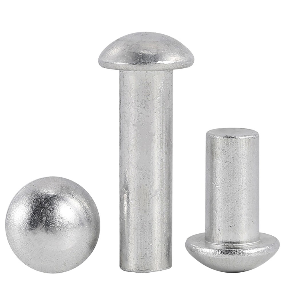Solid Aluminium Dome Head Round Rivets DIN 660 2mm 2.5mm 3mm 4mm 5mm 6mm 8mm