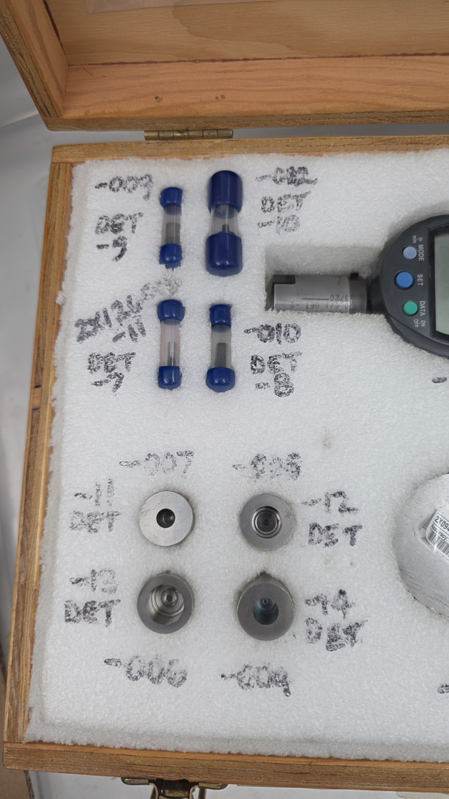 kit 2 Mitutoyo 543-392B Digimatic Indicator, 0-.5″/0-12.7mm Range, .00005″