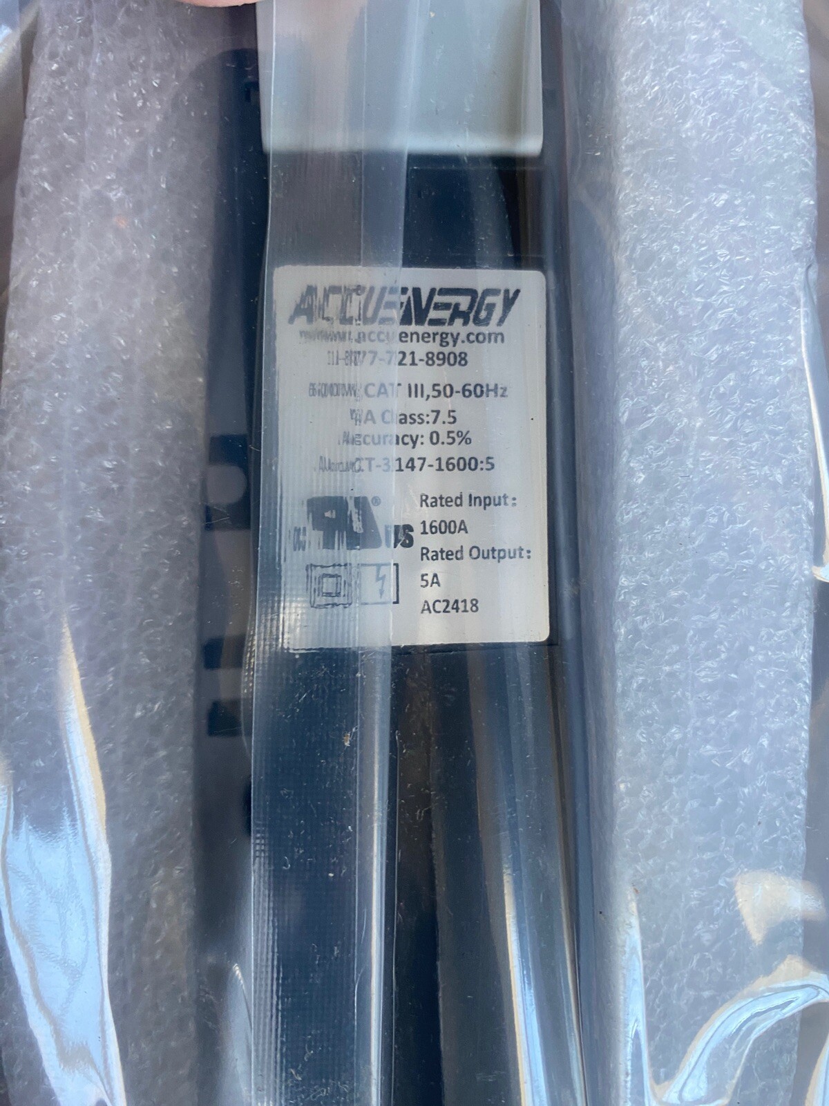 Accuenergy AcuCT-3147-1600 1600A Split Core Current Transformer NEW