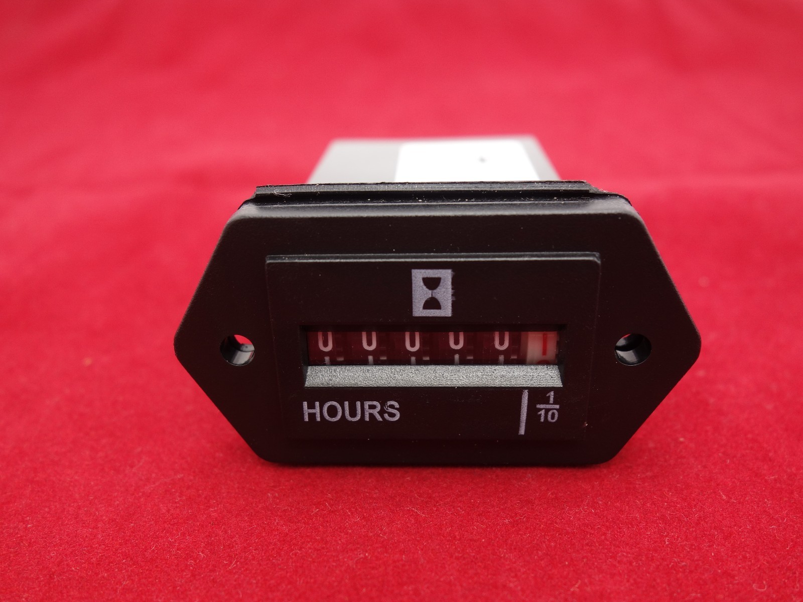1PC hours meter 1/10(99999.9) Panel Ctutout 37*24mm 10-80V DC SYS-1