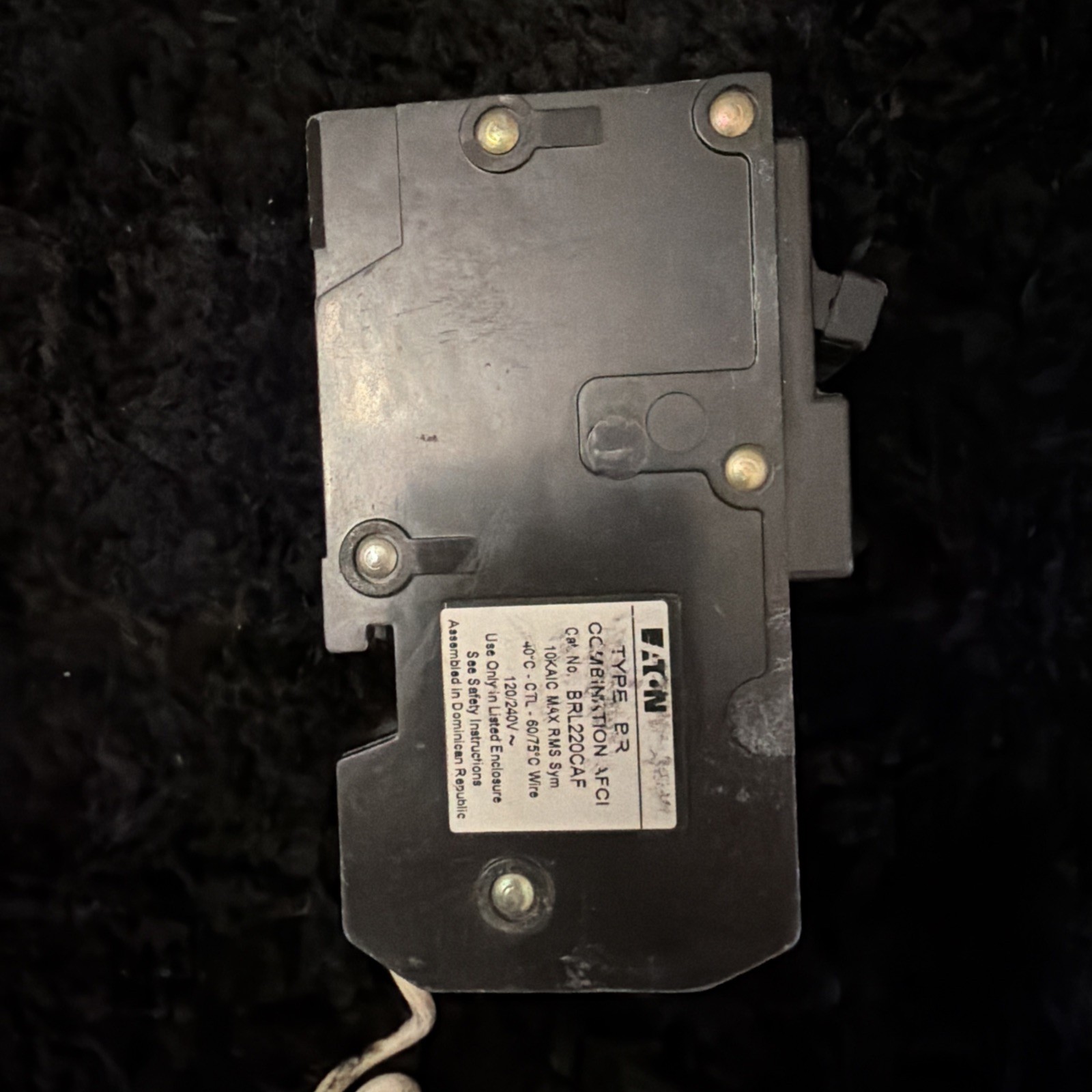 Eaton BR Combination Breaker AFCI BRL220CAF 120/240v 20A Type BRAF