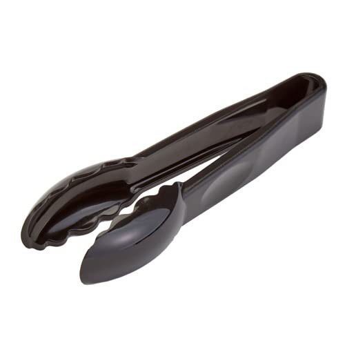Cambro Manufacturing 6TGS110 Camwear Tongs Scalloped Black 6” (1 Each)