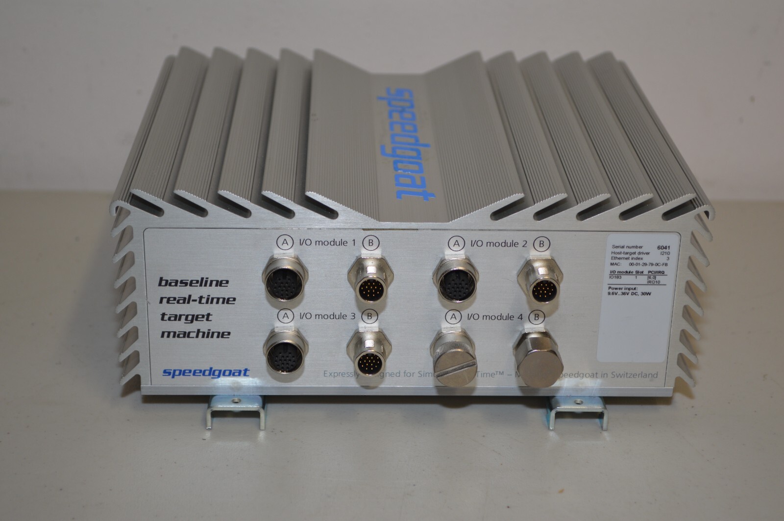^ Speedgoat Baseline Real-time Target Machine Simulink IO183 #W5860