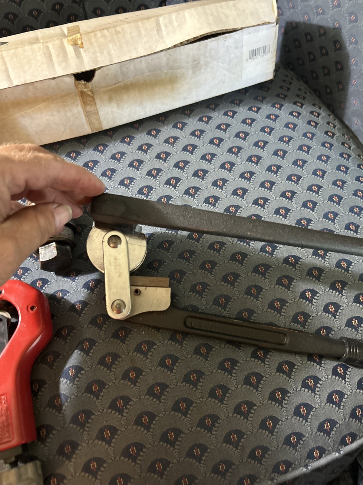 Ridgid Model #406 Cat # 36097 3/8” Conduit Bender + Reed Pipe Cutter + Greenlee