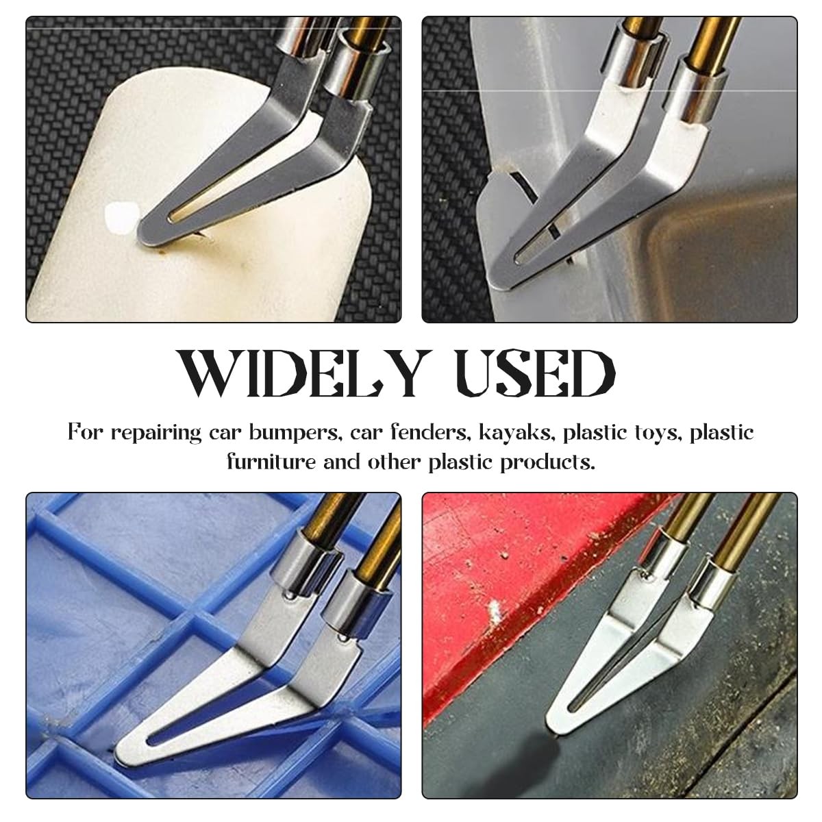 SHMZK 4 PCS Plastic Smoothing Tip Head, Welder Soldering 4pcs
