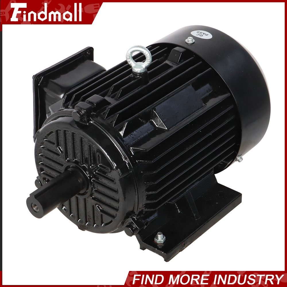 5 HP 3 Phase Electric Motor 1800 RPM 184T Frame TEFC 230/460 Volt Severe Duty