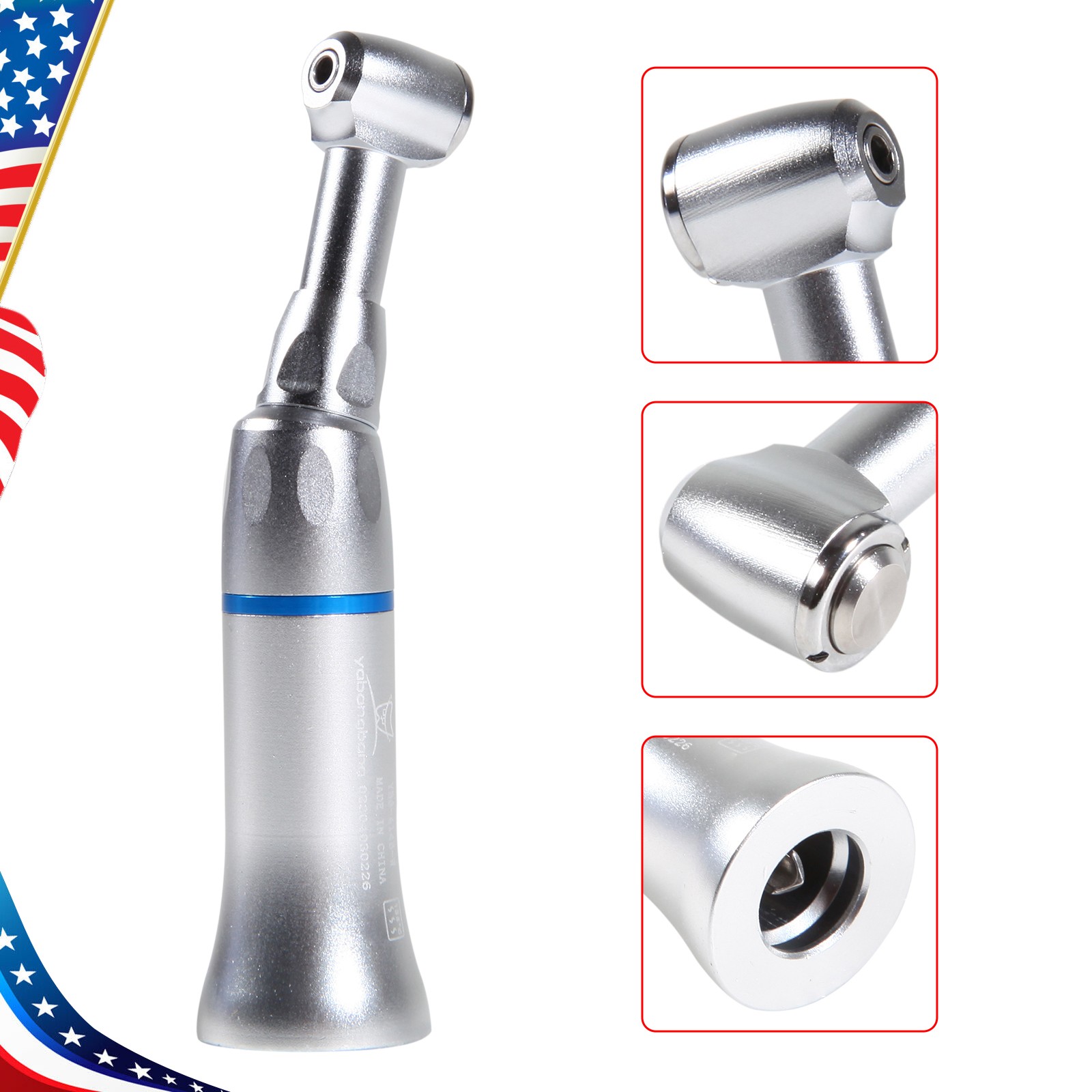 10pcs NSK Style Dental Low Slow Speed Handpiece Contra Angle Push Button E-Type