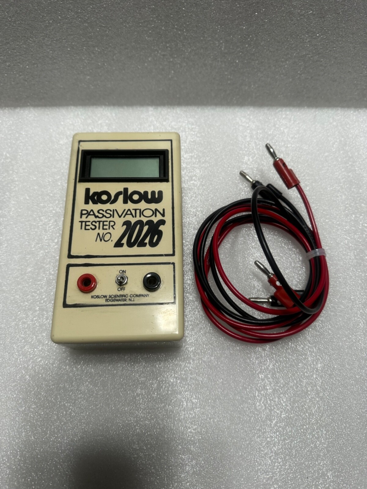 KOSLOW SCIENTIFIC NJ. 2026 PASSIVATION PASSI TESTER