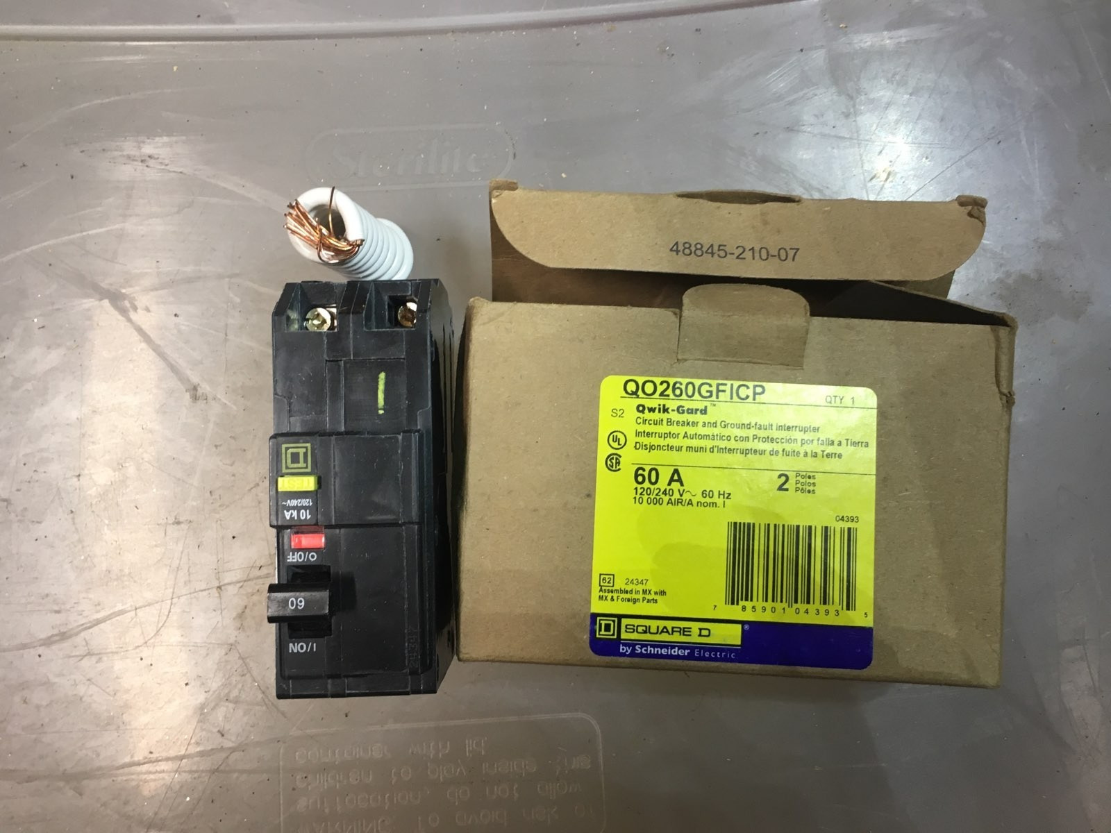 Square D HOM250GFICP 50 A Miniature Circuit Breaker