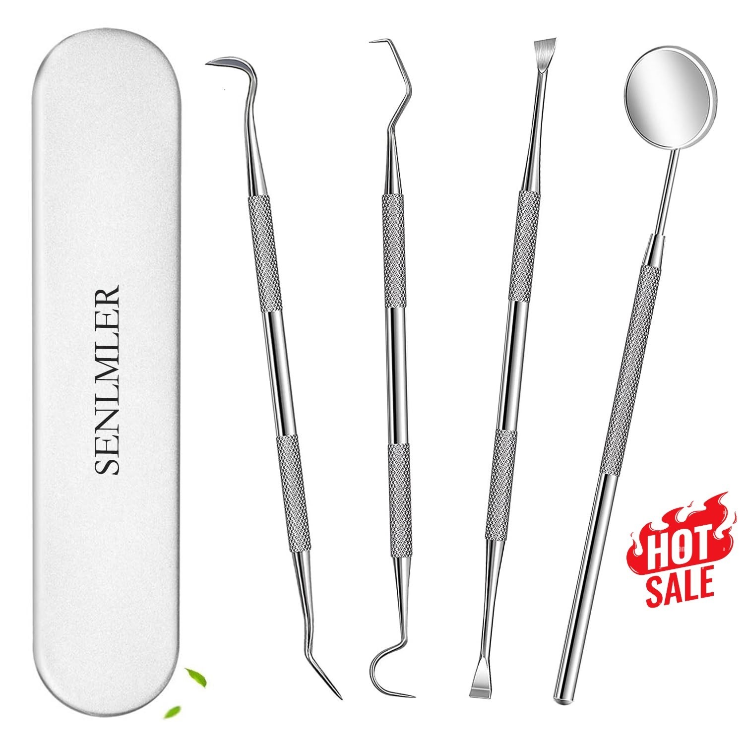 4 Pcs Dental Tools, Professional Remover Teeth Cleaning Tool Kit, Tooth Cleaner