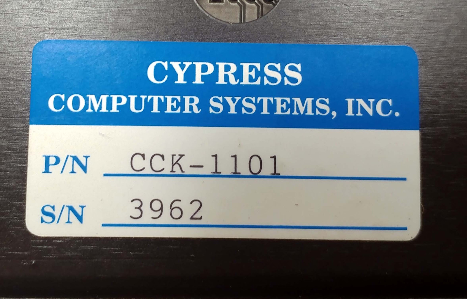 1 USED CYPRESS CCK-1101 1″ LCD CLOCK FACE **MAKE OFFER***