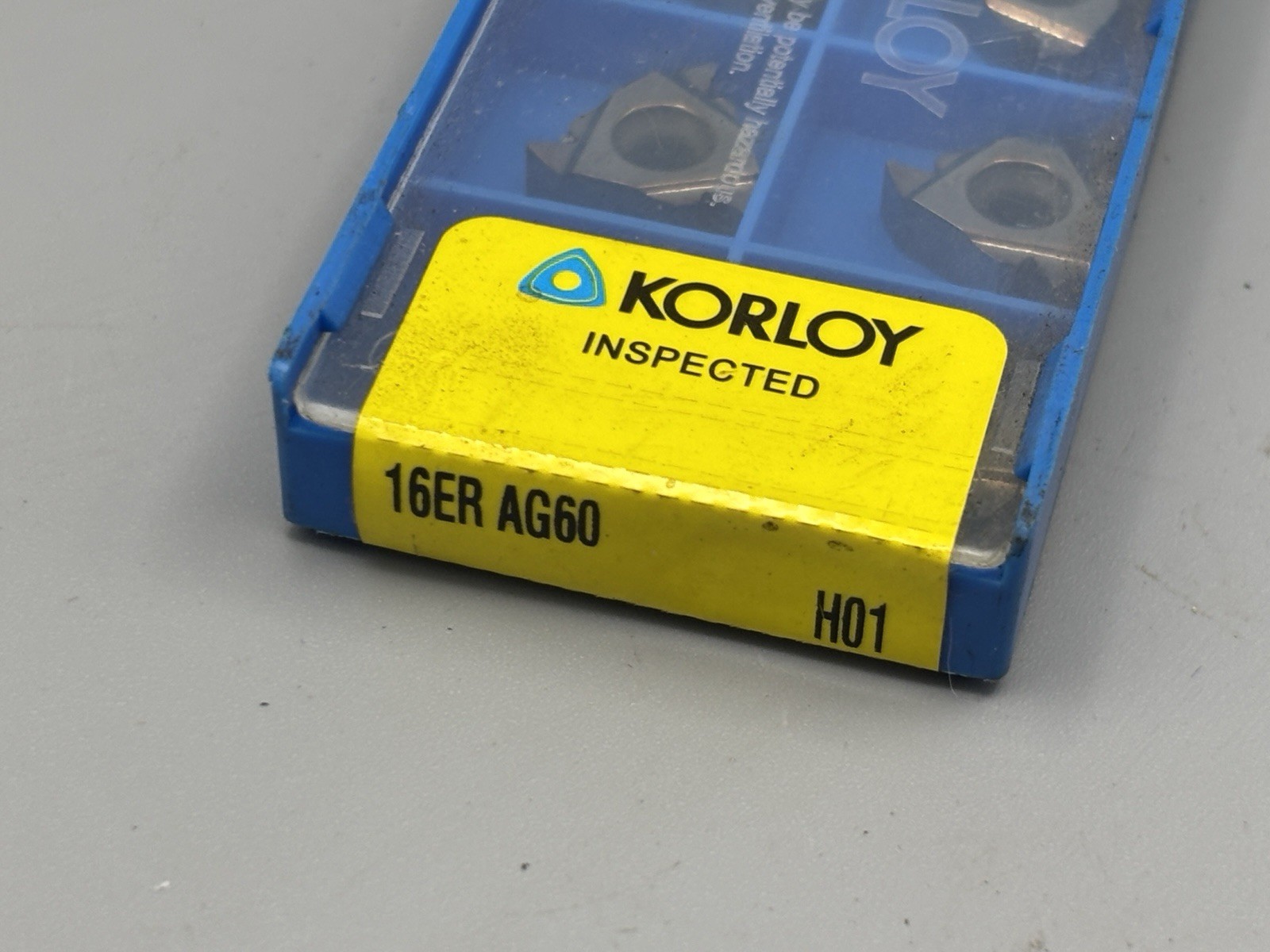 Korloy 16ER AG60 H01 Carbide Threading Inserts External TPI 8-48 (Box of 10)
