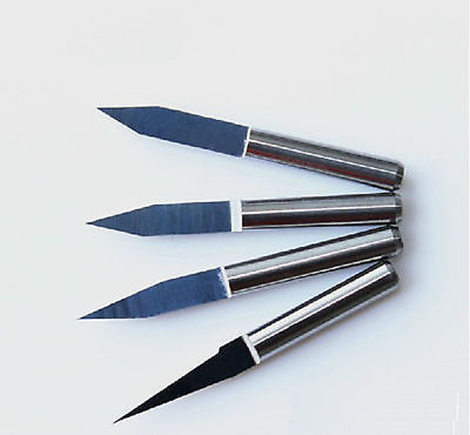 10pcs 20 30 45 Degree Carbide PCB Engraving Bits CNC Router Tool 6mm Shank