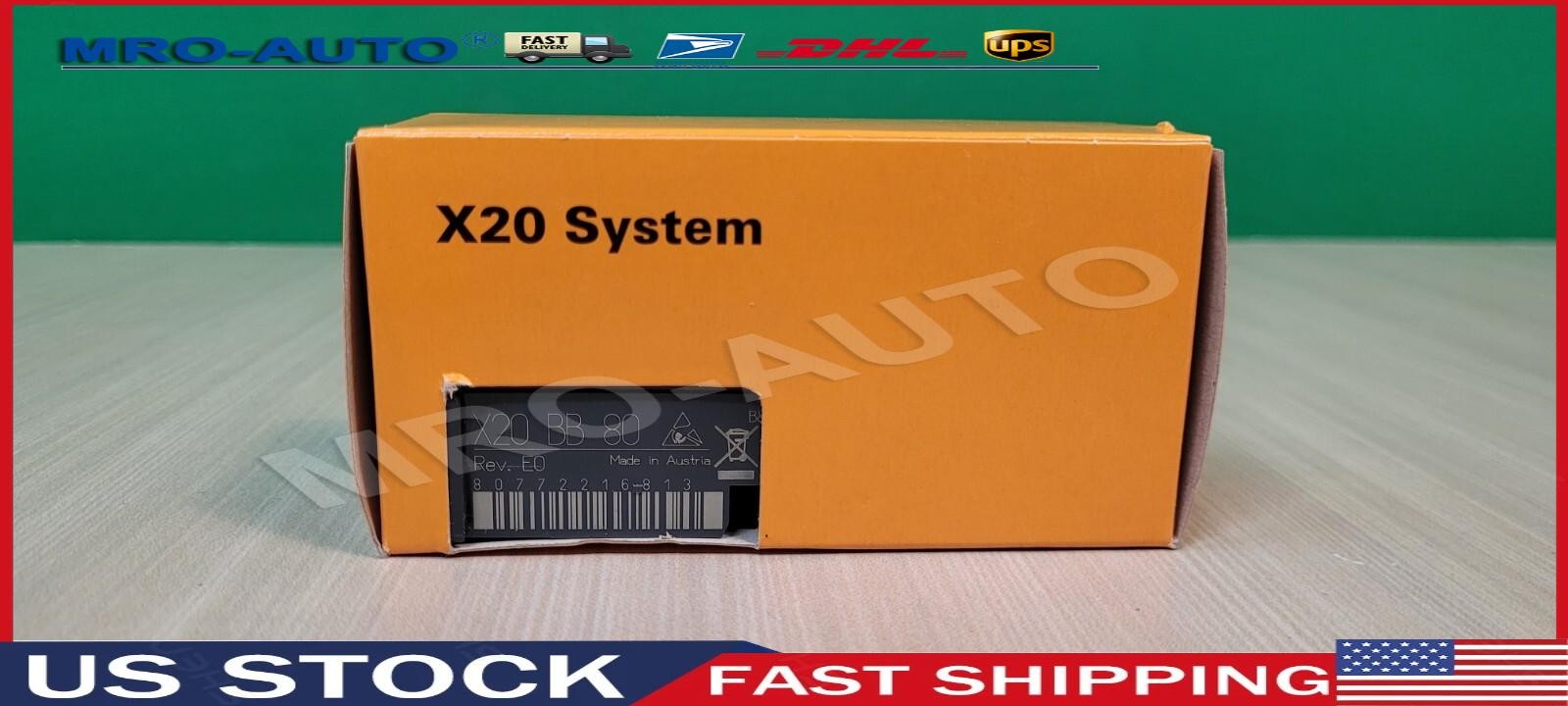US Free TAX B&R X20BB80 X20 BB 80 Module New In Box Fast Free USA Shipping