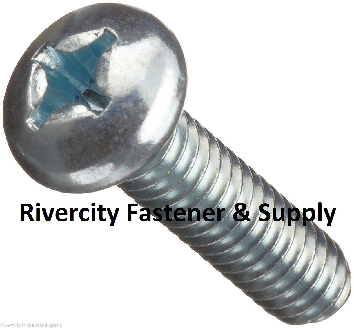 (50) M6-1.0×10 Metric Phillips Pan Head 6mm x 10mm Machine Screws M6x10mm