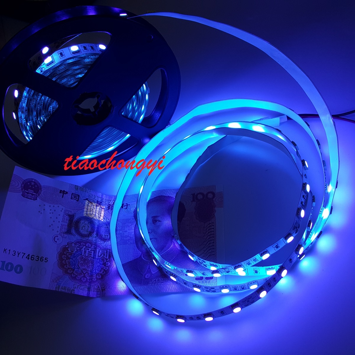 5M 5050 SMD 300 Leds Ultraviolet UV 395-405nm Non-Waterproof Flexible LED Strip