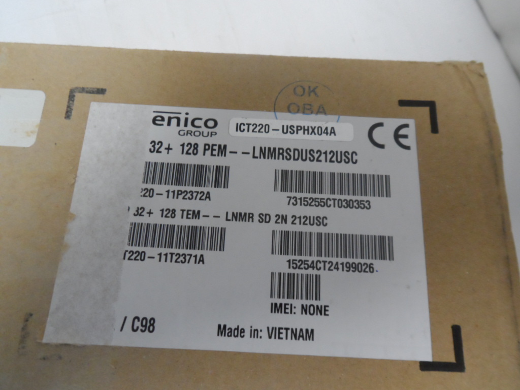 Ingenico ICT220 Credit Card Terminal with Chip Reader **AS IS (8162-1 C1F)
