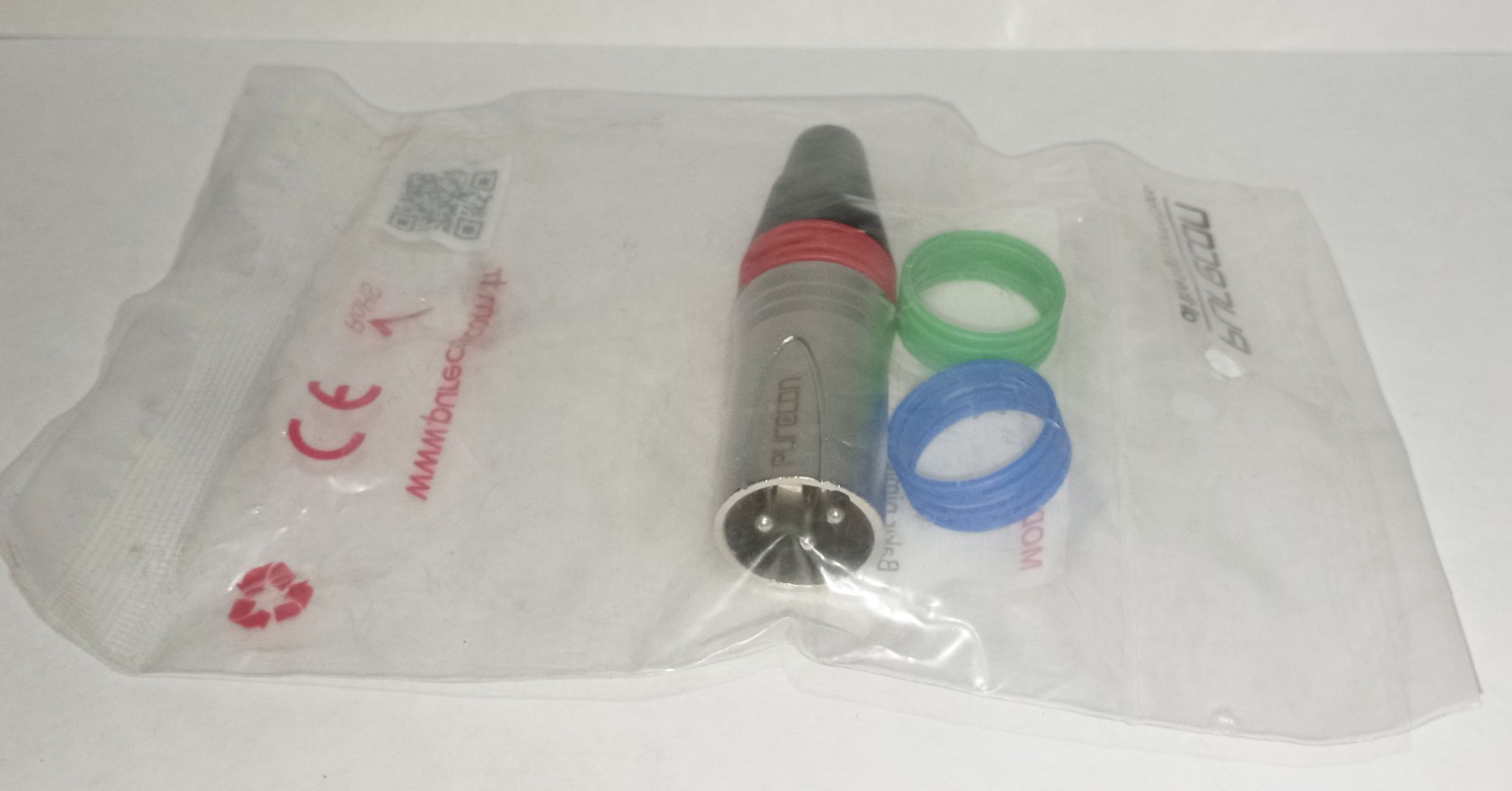3-Pin XLR Male Connector Purecon – Lot of 6