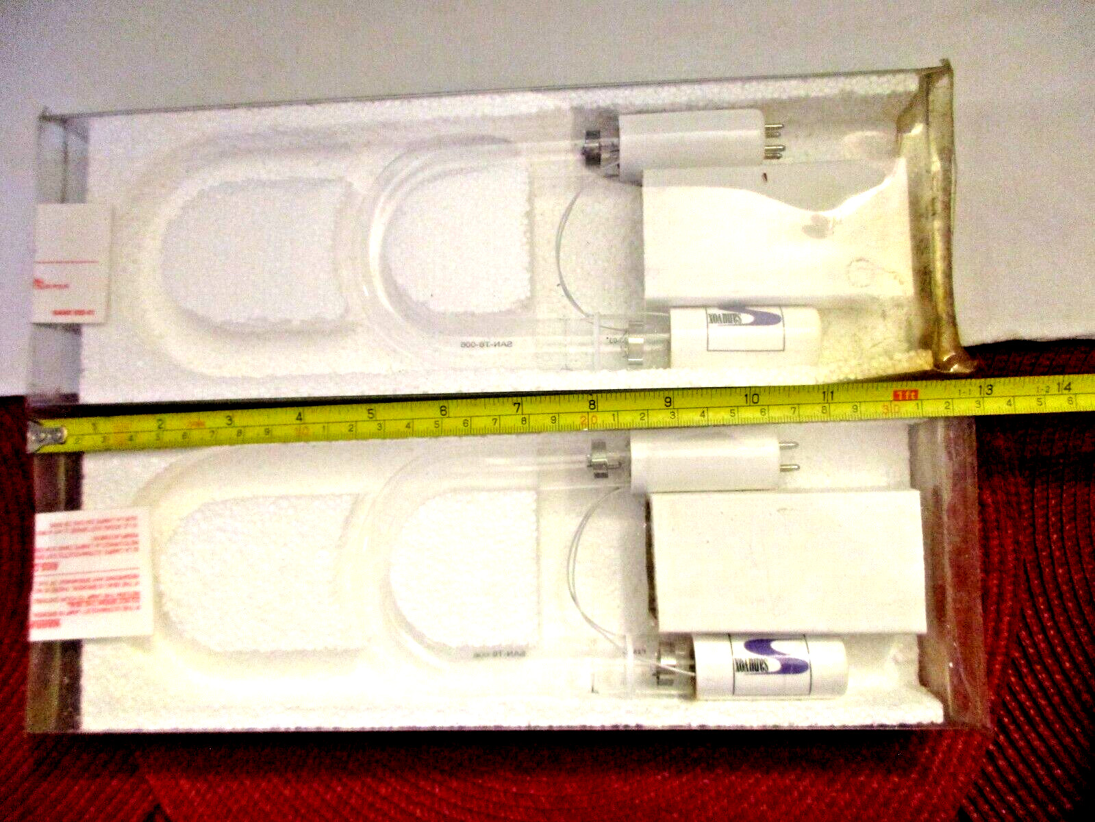 2 SANUVOX SAN-T6-006 Replacement Bulbs, SANX 033-01 Ultraviolet Lamps New in Box