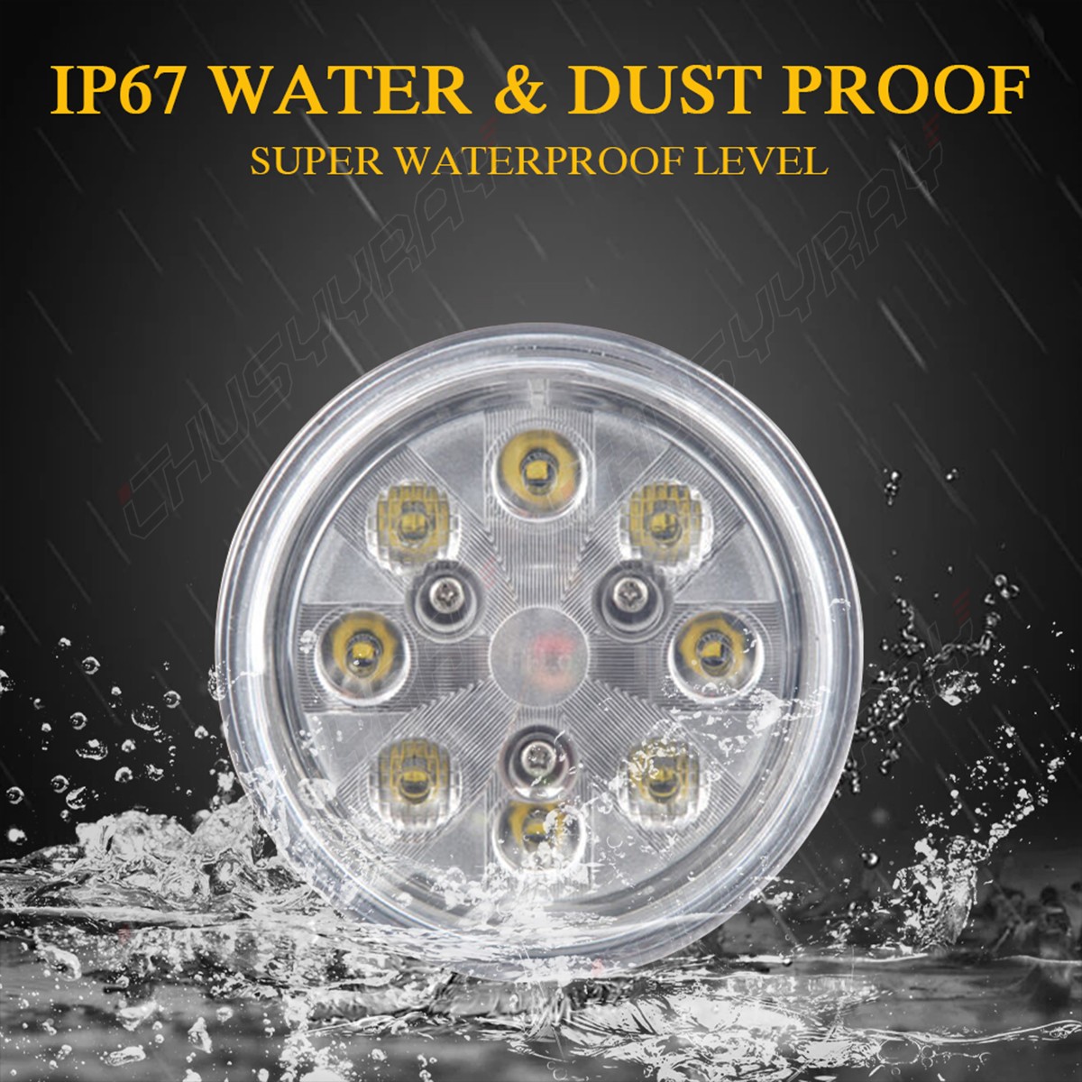 4pcs RE10963 Sealed LED Hi-Lo Beam For Deere Sprayer 6100 6500 6600 6700