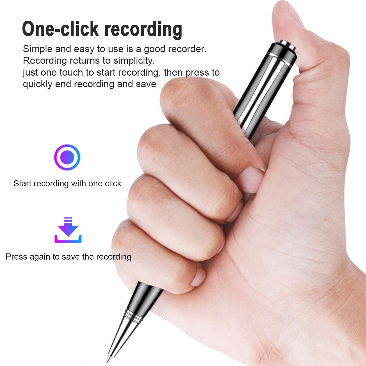 32G Voice Activated Mini Spy Digital Sound Audio Recorder Dictaphone MP3 Player