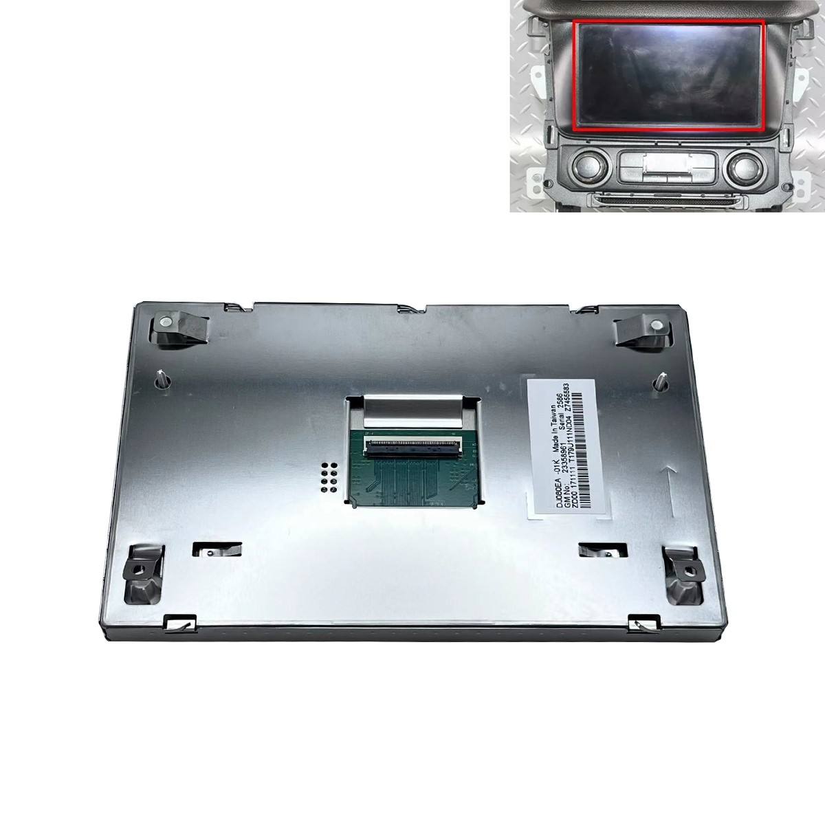 8″ DJ080EA-01K LCD Display For Chevrolet S10 year 2020 Opel Radio Navigation