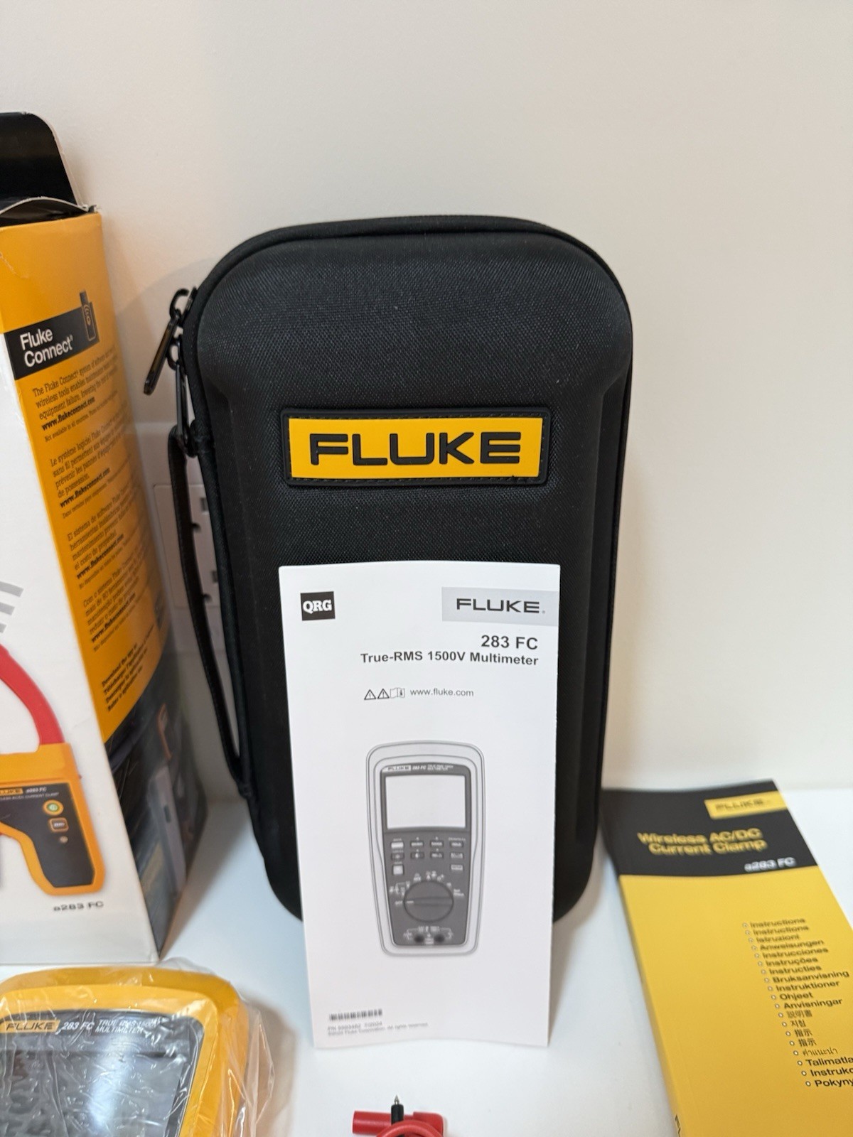 FLUKE 283 FC/PV SOLAR DIGITAL MULTIMETER & WIRELESS CURRENT CLAMP MFD-2025